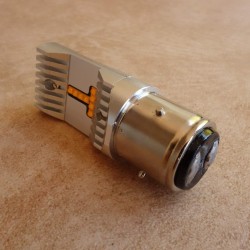 LED bulb 6 V 24/48 W BA 21 D (MARCHAL type) VINTAGE