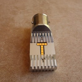 LED bulb 12 V 24/48 W BA 21 D (MARCHAL type) VINTAGE LED bulb 12 V 24/48 W BA 21 D (MARCHAL type) VINTAGE
