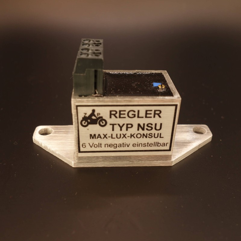 Electronic voltage regulator NSU MAX, LUX and KONSUL 6V Electronic voltage regulator NSU MAX, LUX and KONSUL 6V