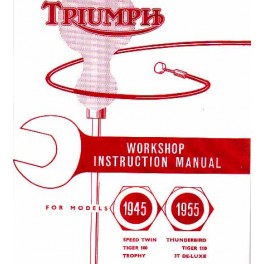 Workshop instruction manual TRIUMPH modelos 1945 - 1955