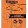 Workshop instruction manual TRIUMPH modelos 1956 - 1962