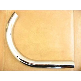 Heat protecting shield exhaust pipe NSU Max