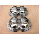 Valve covers round type CHROMED BMW /5 onwards