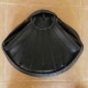 Seat cover leatherette for solo and passenger saddle, black  BMW R 25 - R 69S