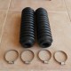 Fork boot rubber and fixing clamp assy  BMW R 50/5 - R 100/7