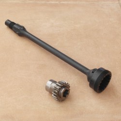 Drive shaft for BMW R26 and R27, complete with pinion wheel coupling