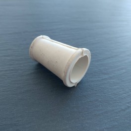 Conector de goma tubo proteccion instalacion electrica NSU Supermax blanco
