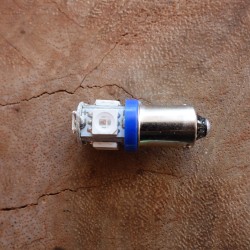 LED bulb blue 6V BA9S Control light