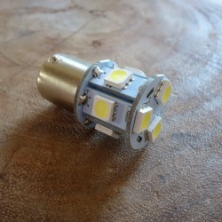 LED bulb 6V white BA15S EXTRA