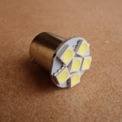 LED bulb 6V white BA15S MINI