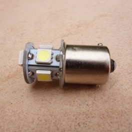 LED bulb 6V white BA15S