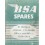 Spares catalogue BSA M models 1949 - 1958