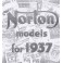 NORTON Verkaufskatalog von 1937