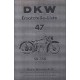 Catalogo de recambio DKW No. 47 Modelo SB 350