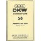 Spares catalogue DKW No. 63 NZ 500